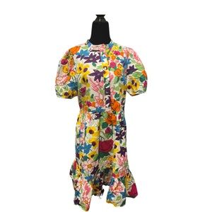 J Crew size Floral Dress